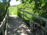 Old bridge facing South